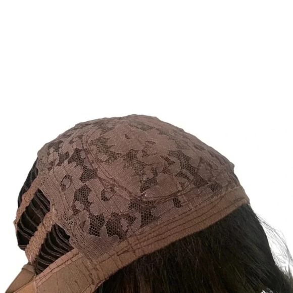 Layered Chocolate Brown Wig with Bangs 25” - Picture 10 of 11